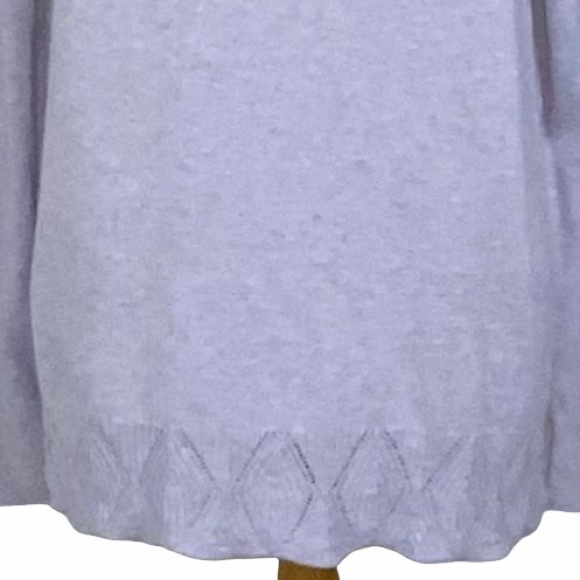 LOFT Crewneck Sweater Hem Detail Large - Picture 8 of 10